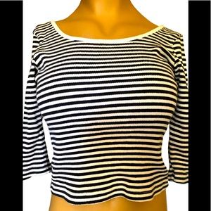 Midriff Striped Top